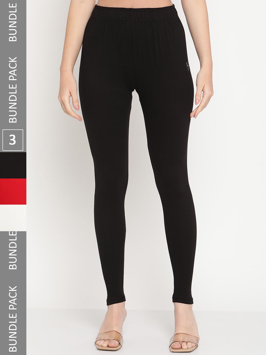 TAG 7 Pack Of 3 Ankle Length Leggings - Distacart