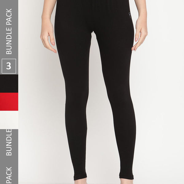 TAG 7 Pack Of 3 Ankle Length Leggings - Distacart