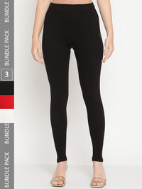 Thumbnail for TAG 7 Pack Of 3 Ankle Length Leggings