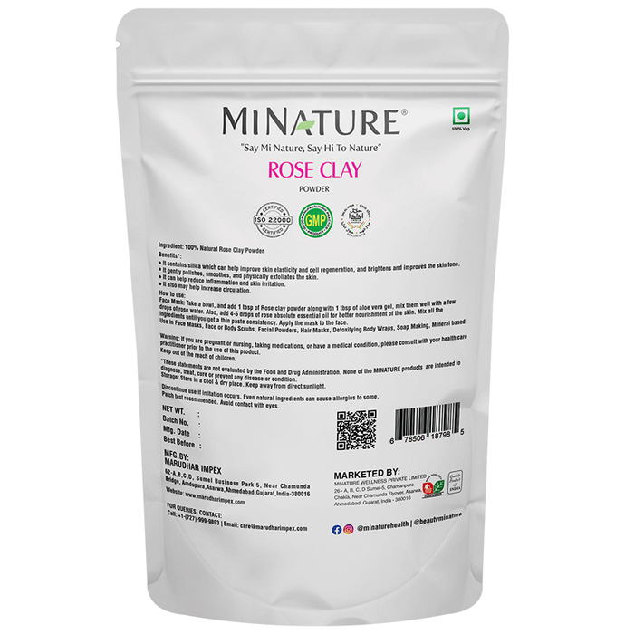 Minature Rose Clay Powder