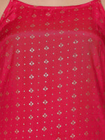 Thumbnail for Ode by House of Pataudi Floral Printed Regular Kurta with Trousers - Distacart
