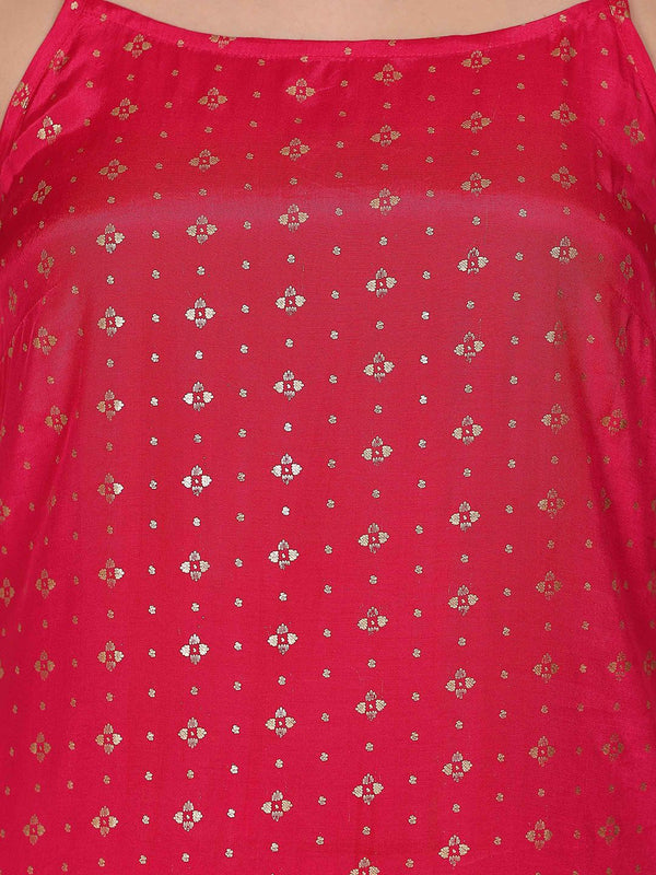 Ode by House of Pataudi Floral Printed Regular Kurta with Trousers - Distacart