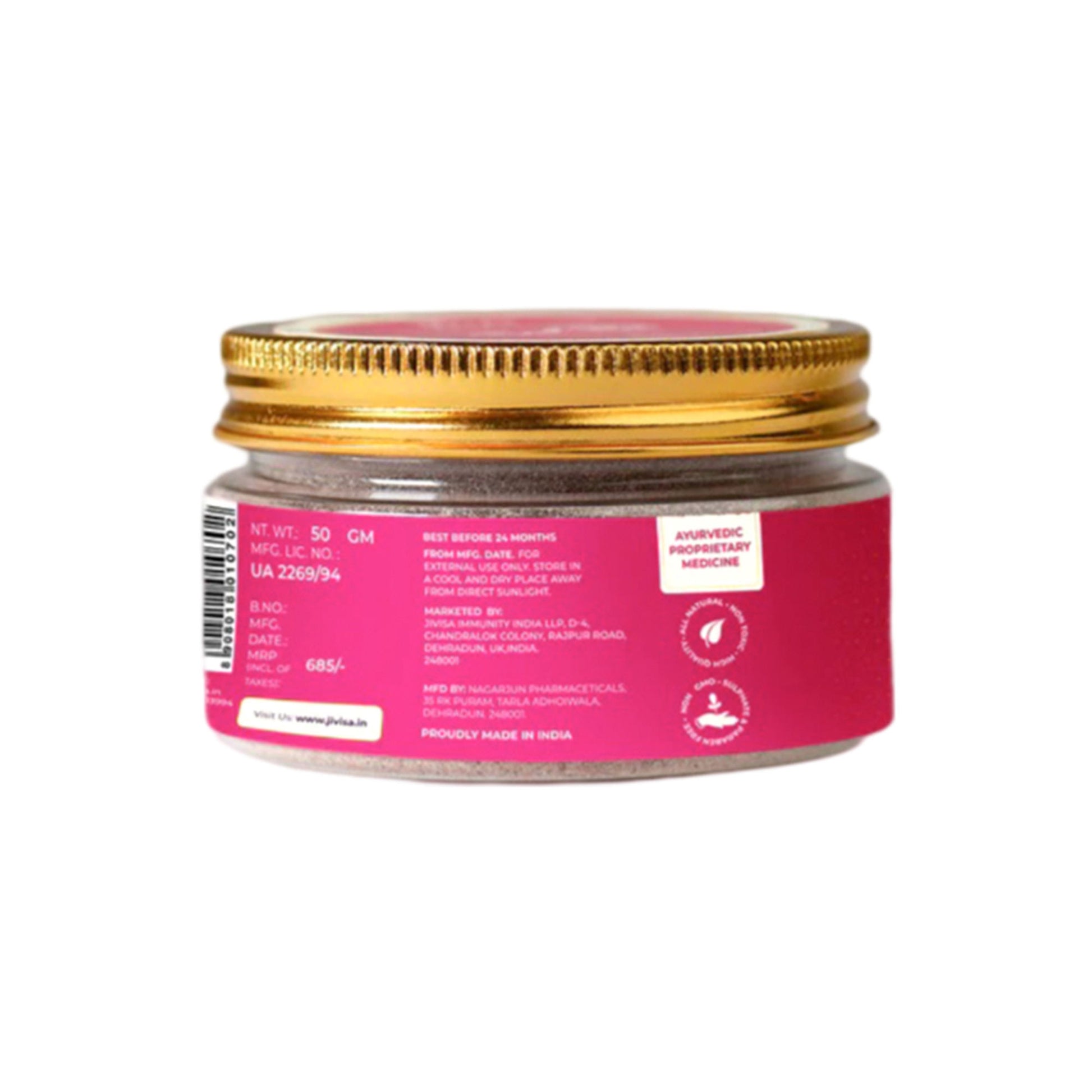 JiViSa Gulaab Chandan Ubtan Face Pack - Distacart