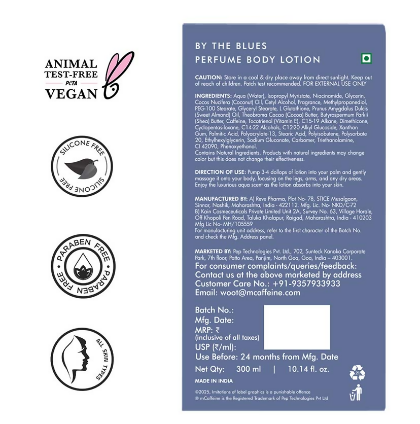 mCaffeine By The Blues Perfume Body Lotion