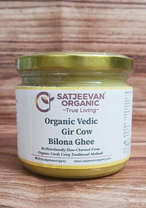Satjeevan A2 Gir Cow Bilona Ghee | Pure A2 Gir Cow Bilona Ghee | 100% Gir Cow Ghee | Traditional Cow Ghee - Distacart