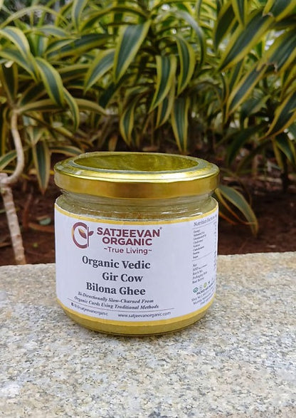 Satjeevan A2 Gir Cow Bilona Ghee | Pure A2 Gir Cow Bilona Ghee | 100% Gir Cow Ghee | Traditional Cow Ghee - Distacart