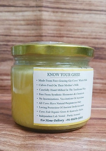 Satjeevan A2 Gir Cow Bilona Ghee | Pure A2 Gir Cow Bilona Ghee | 100% Gir Cow Ghee | Traditional Cow Ghee - Distacart