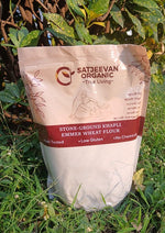 Thumbnail for Satjeevan Organic Stone-Ground Khapli Emmer Wheat Flour - Distacart