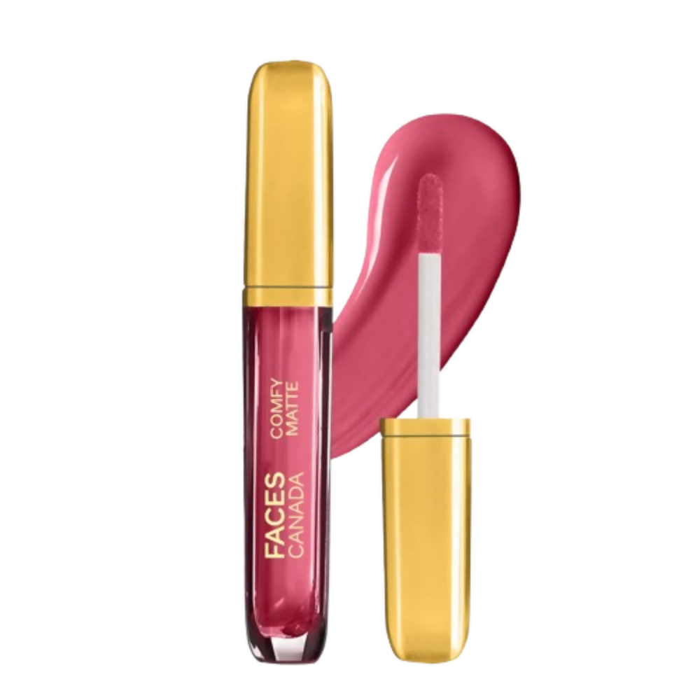 Faces Canada Comfy Matte Liquid Lipstick - Glow Up 28 - Distacart