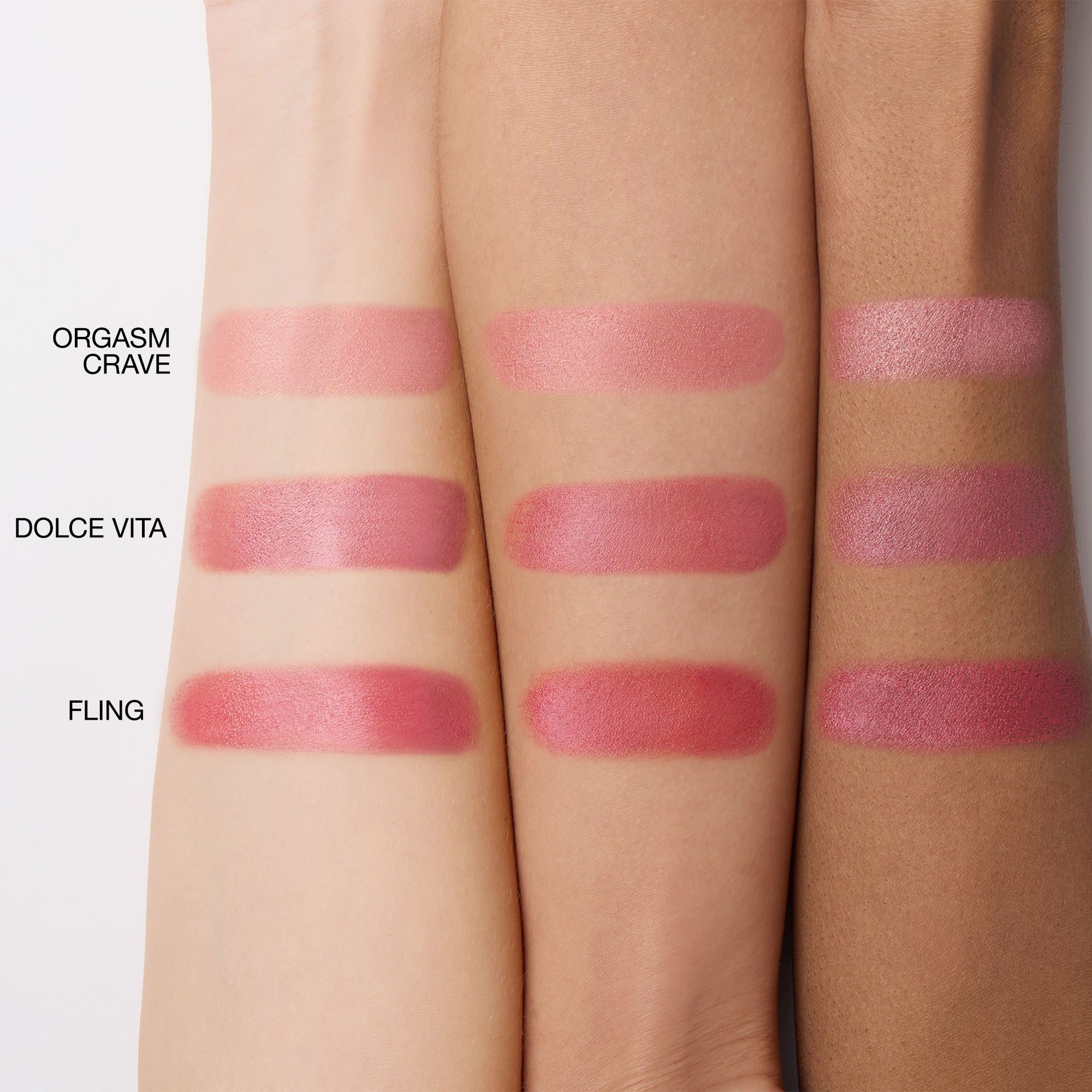 NARS Mini Multiple Set   Orgasm Crave Dolce Vita Fling