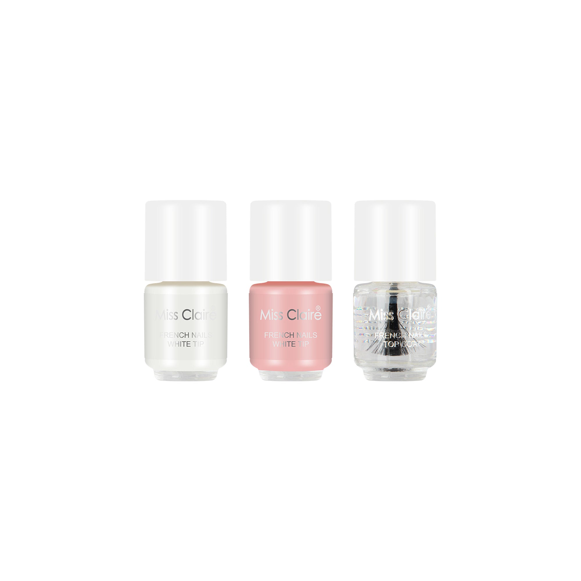 Miss Claire French Manicure Kit With Acrylic Box - Distacart