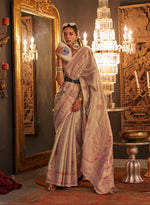 Thumbnail for Monjolika Fashion Baby Pink Color Silk Women'S Traditional Saree - Distacart