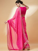 Thumbnail for Anouk Printed Bandhani Saree - Distacart