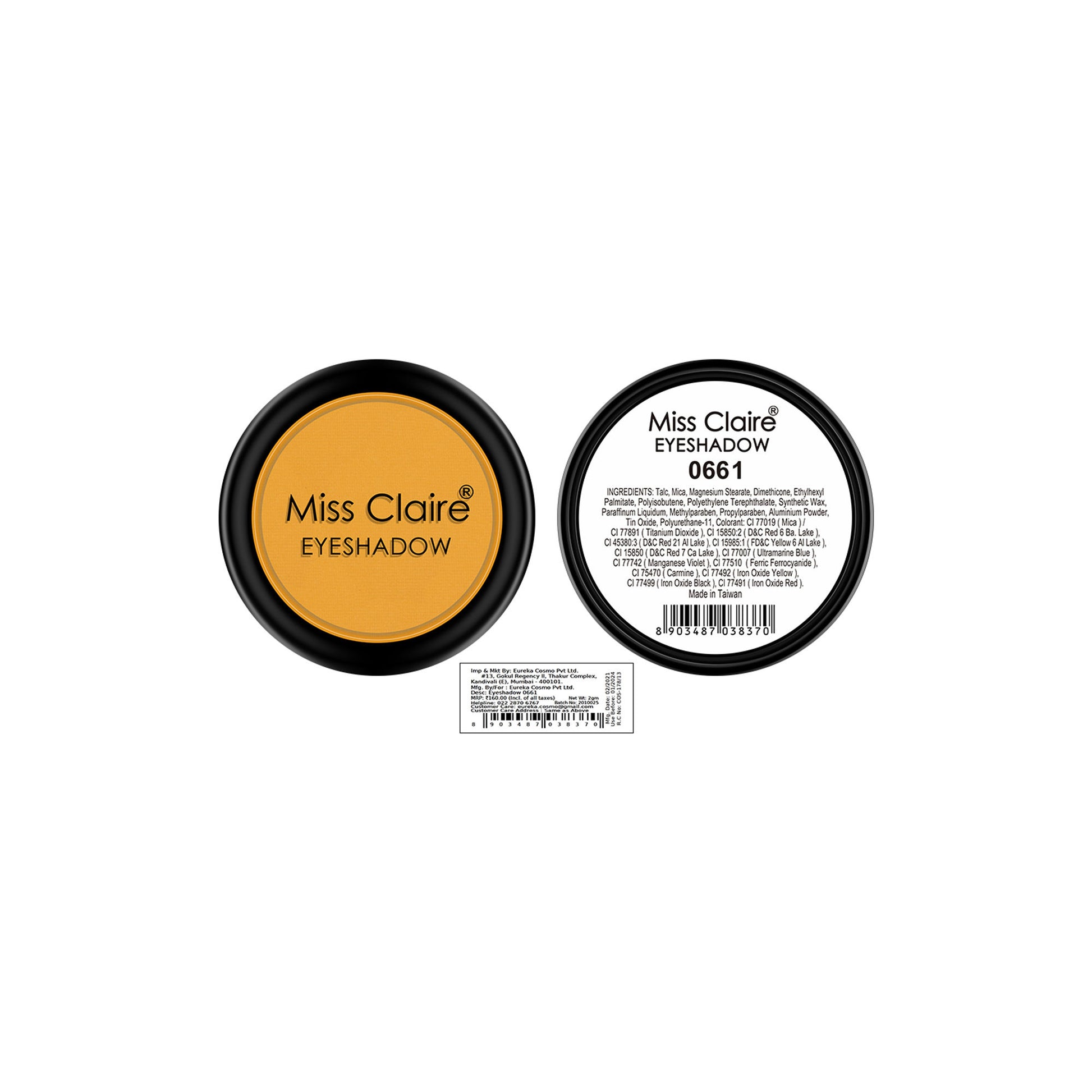 Miss Claire Single Eyeshadow - 661 - Distacart