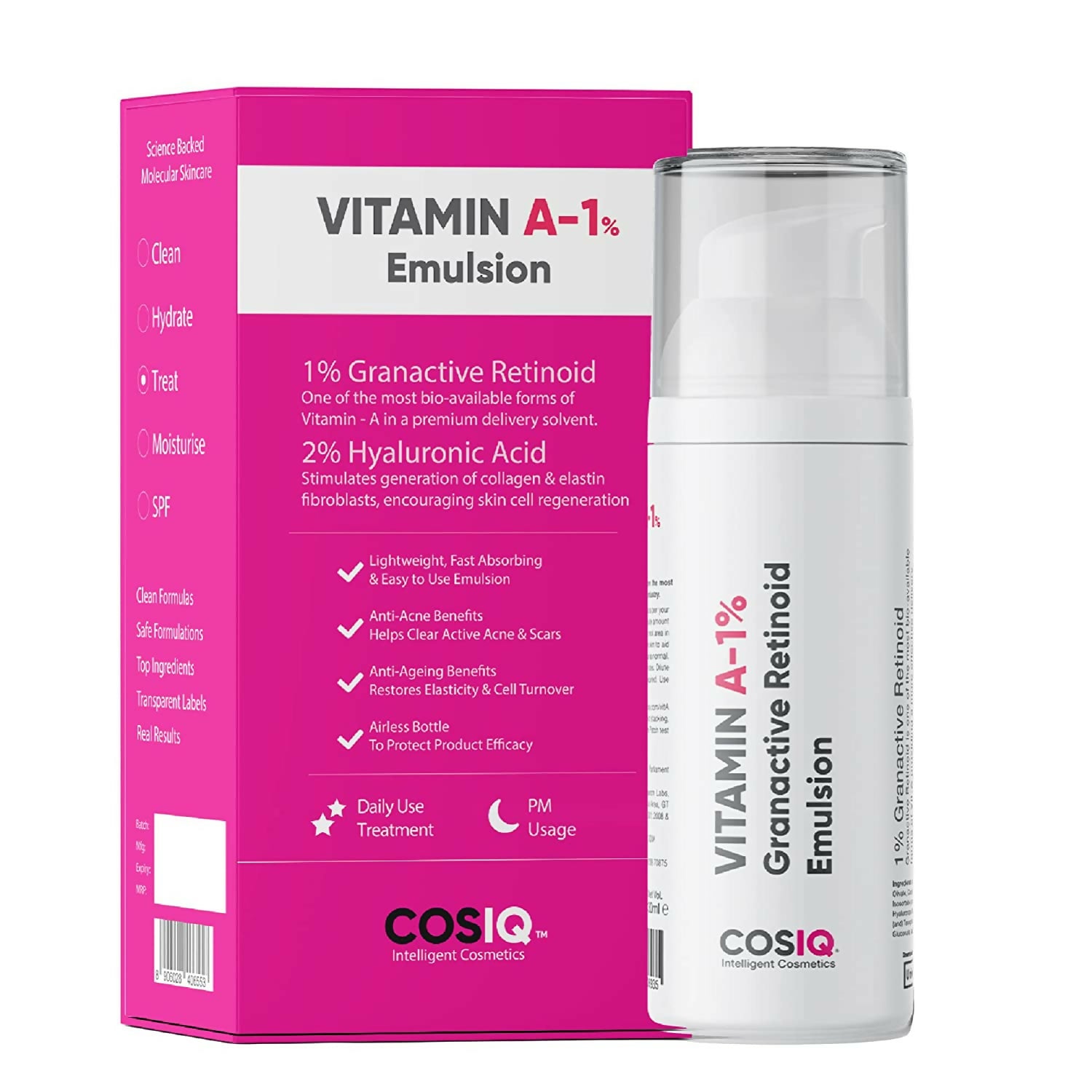 Cos-IQ Vitamin A-1% Granactive Retinoid Emulsion - Distacart