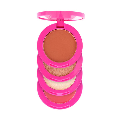 Swiss Beauty Craze Baesic Multi-Face Palette - 01 Delulu - Distacart