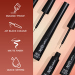 Thumbnail for Swiss Beauty Matte Max Eyeliner Black - Distacart
