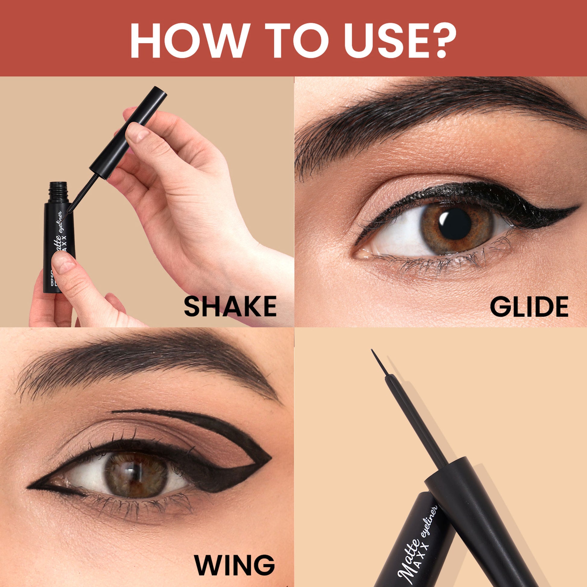 Swiss Beauty Matte Max Eyeliner Black - Distacart
