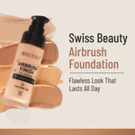 Thumbnail for Swiss Beauty Airbrush Finish Full Coverage Foundation - 7 Sand - Distacart