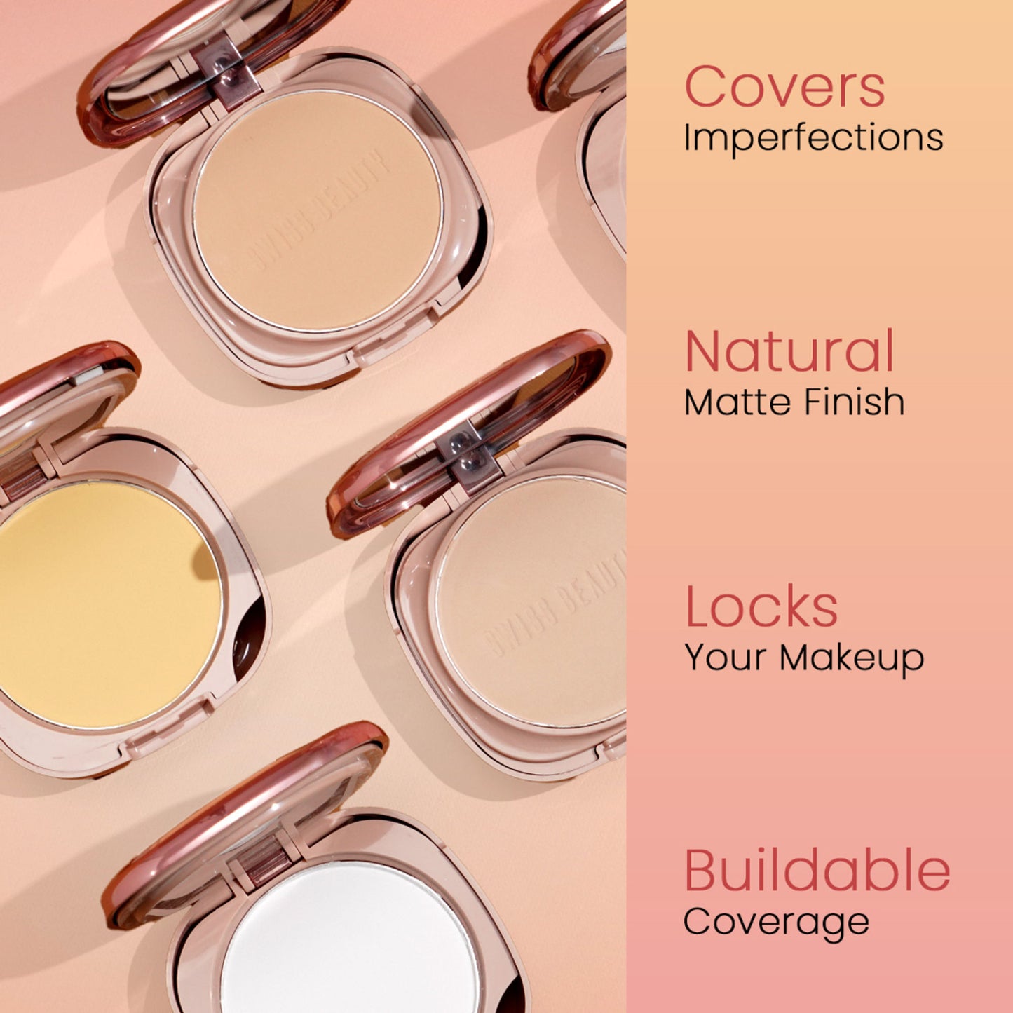 Swiss Beauty Matte & Set Duo Lightweight Compact Powder - 02 Beige and Translucent - Distacart