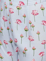 Thumbnail for Aks Floral Printed Regular Kurta With Sharara - Distacart
