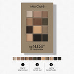 Thumbnail for Miss Claire 12 Eyeshadow Kit - The Nudes ++ - Distacart