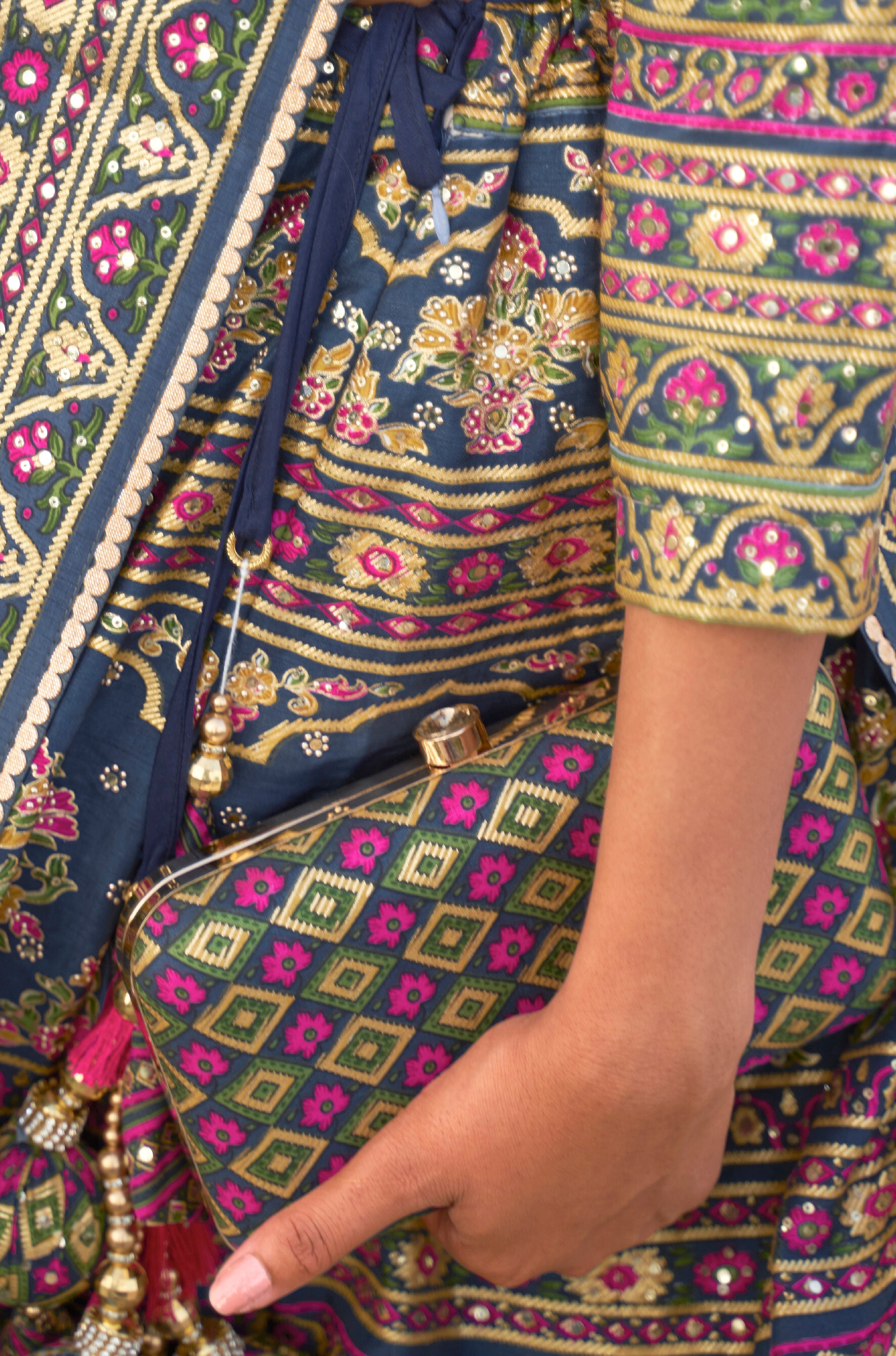 Monjolika Fashion Dark Teal Color Heavy Rajwadi Silk Designer Lehenga Choli