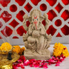 Saudeep India 6 Inch Mitti Ganesh Idol - Dista
