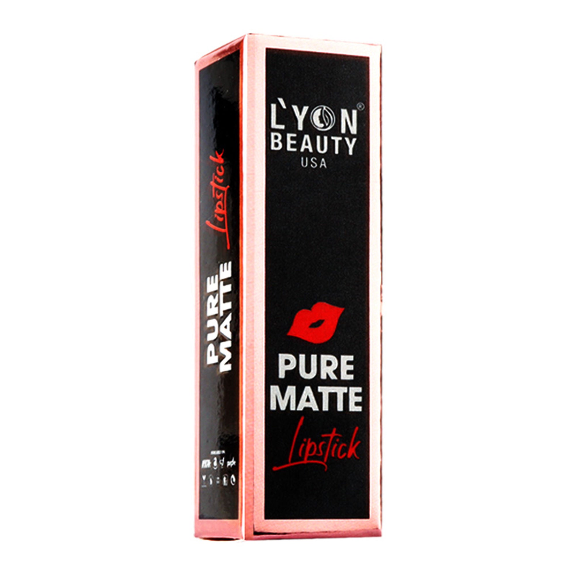Lyon Beauty Pure Powder Matte Lipstick - 205 Lush Pink - Distacart