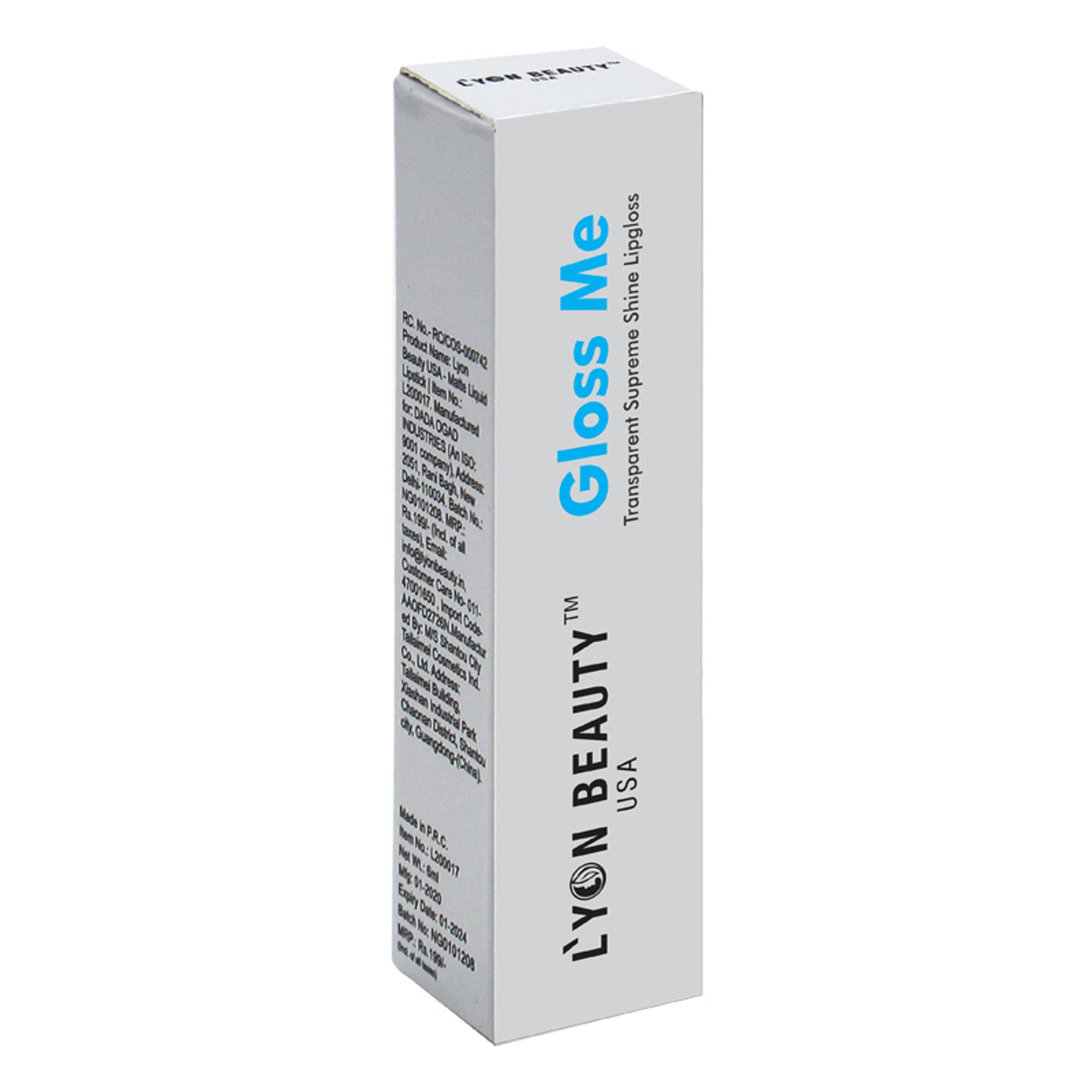 Lyon Beauty Gloss Me Transparent Lipgloss - Distacart