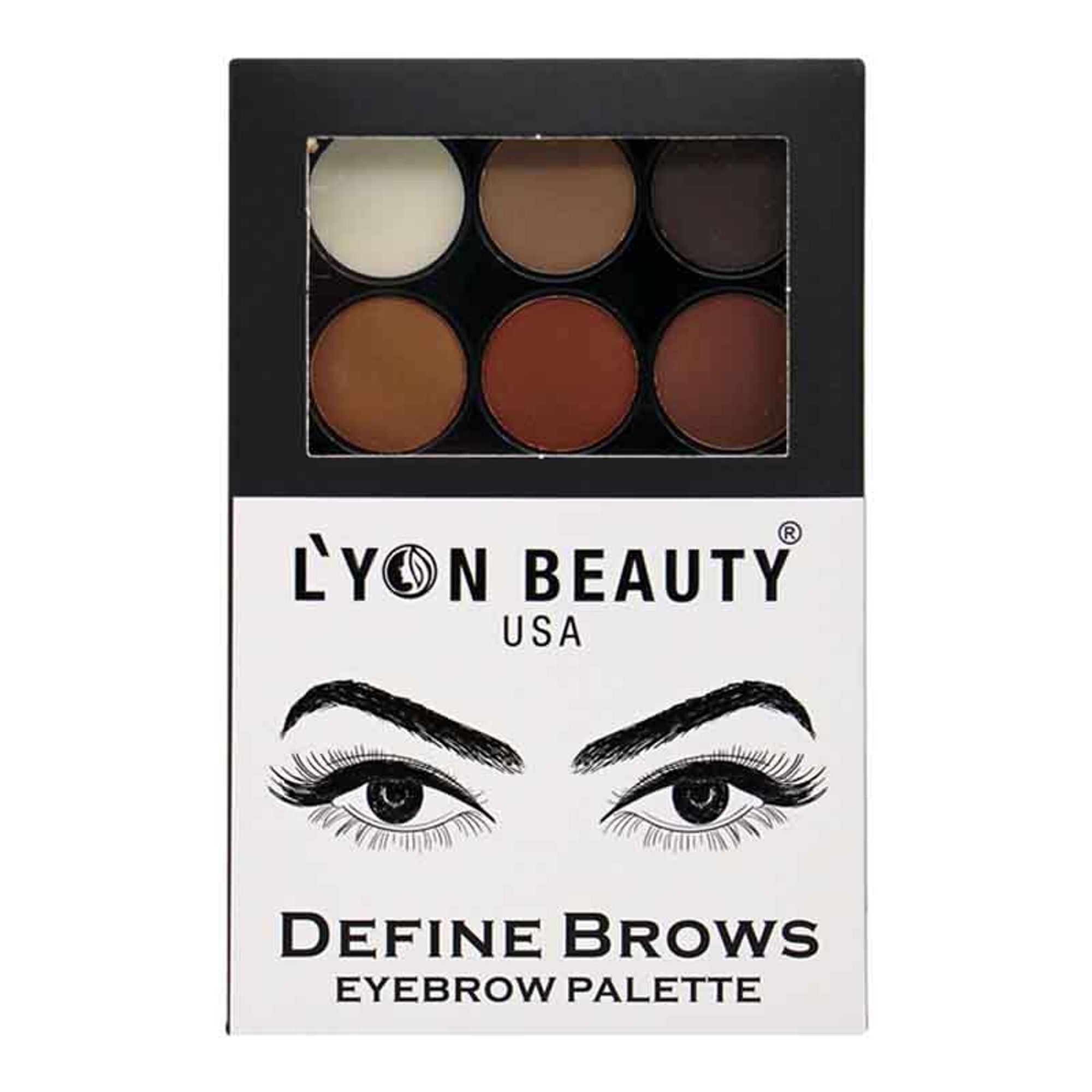 Lyon Beauty Define Brows Eyebrow Palette - Shade 01 - Distacart