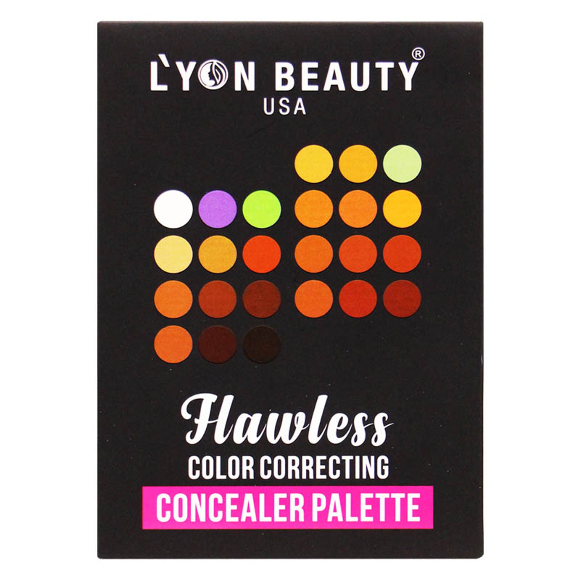 Lyon Beauty Flawless Color Correcting Concealer Palette - Shade 02 - Distacart