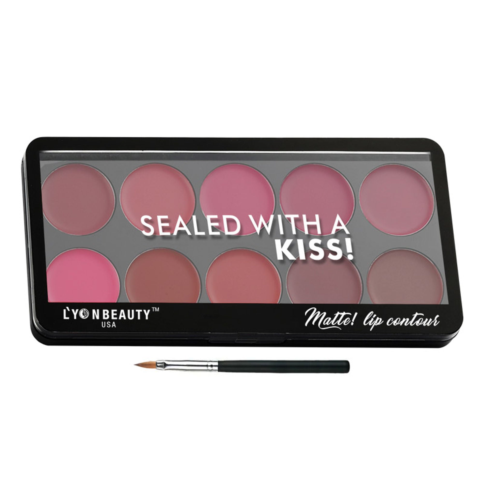 Lyon Beauty Matte Lip Contour Palette - Shade 02 - Distacart