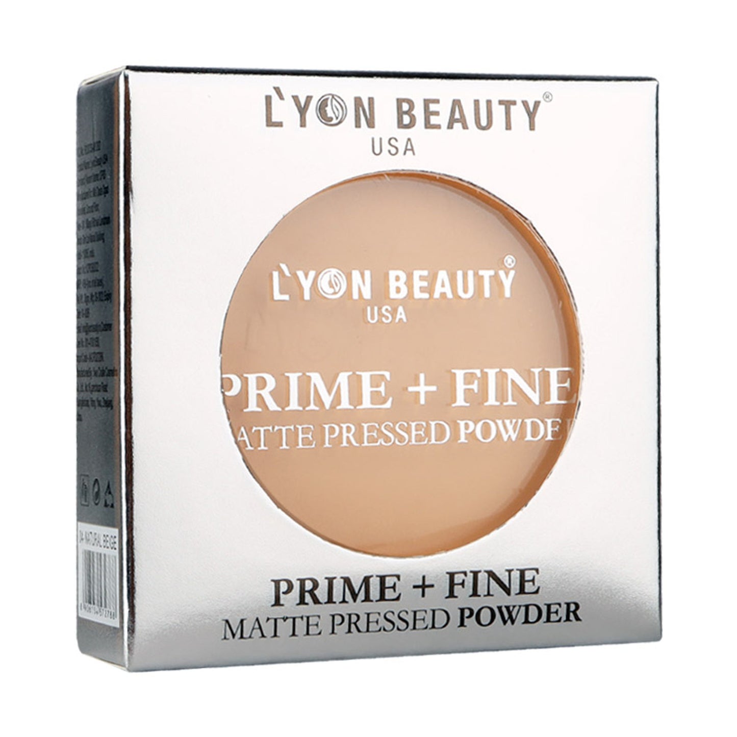 Lyon Beauty Prime + Fine Compact Powder - Shade 02 - Distacart