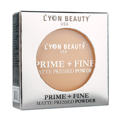 Lyon Beauty Prime + Fine Compact Powder - Shade 02 - Distacart