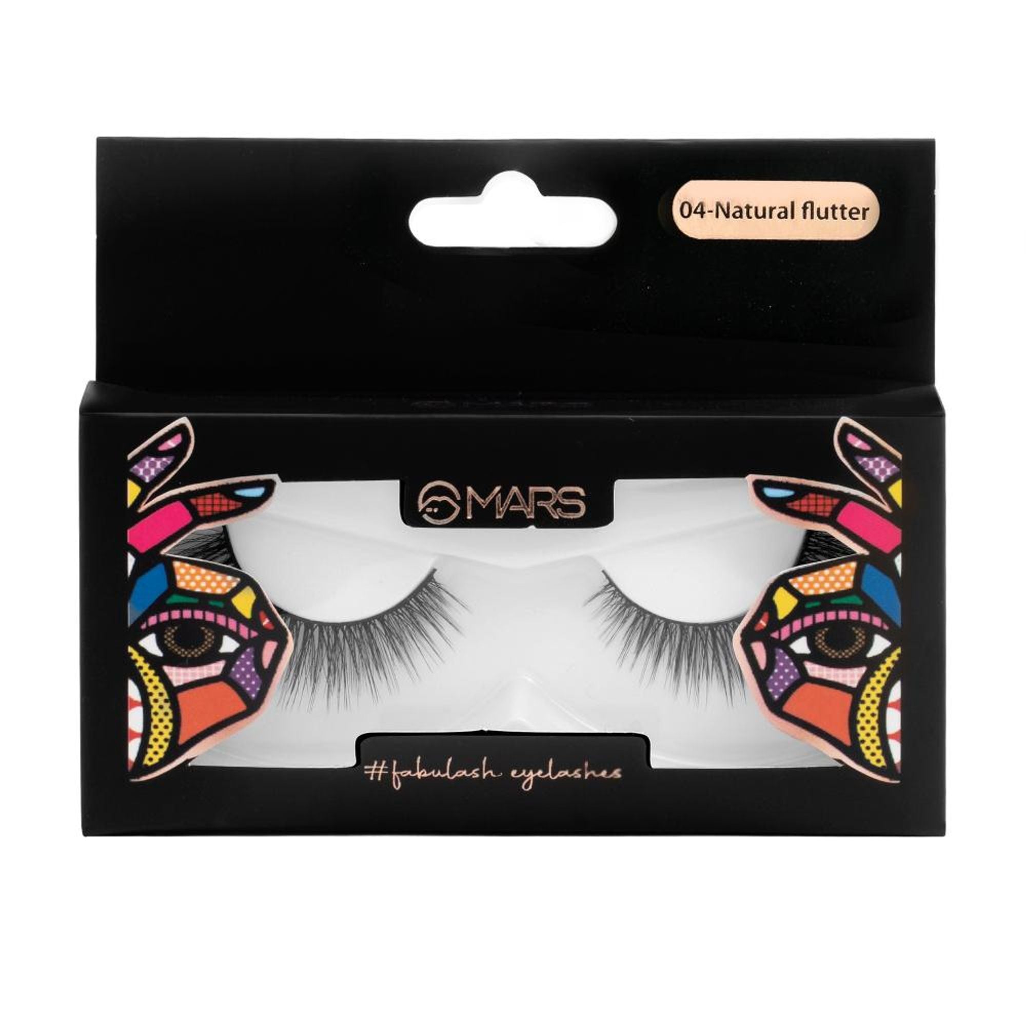 MARS Cosmetics Fabulash Eyelashes - 04 Natural Flutter - Distacart