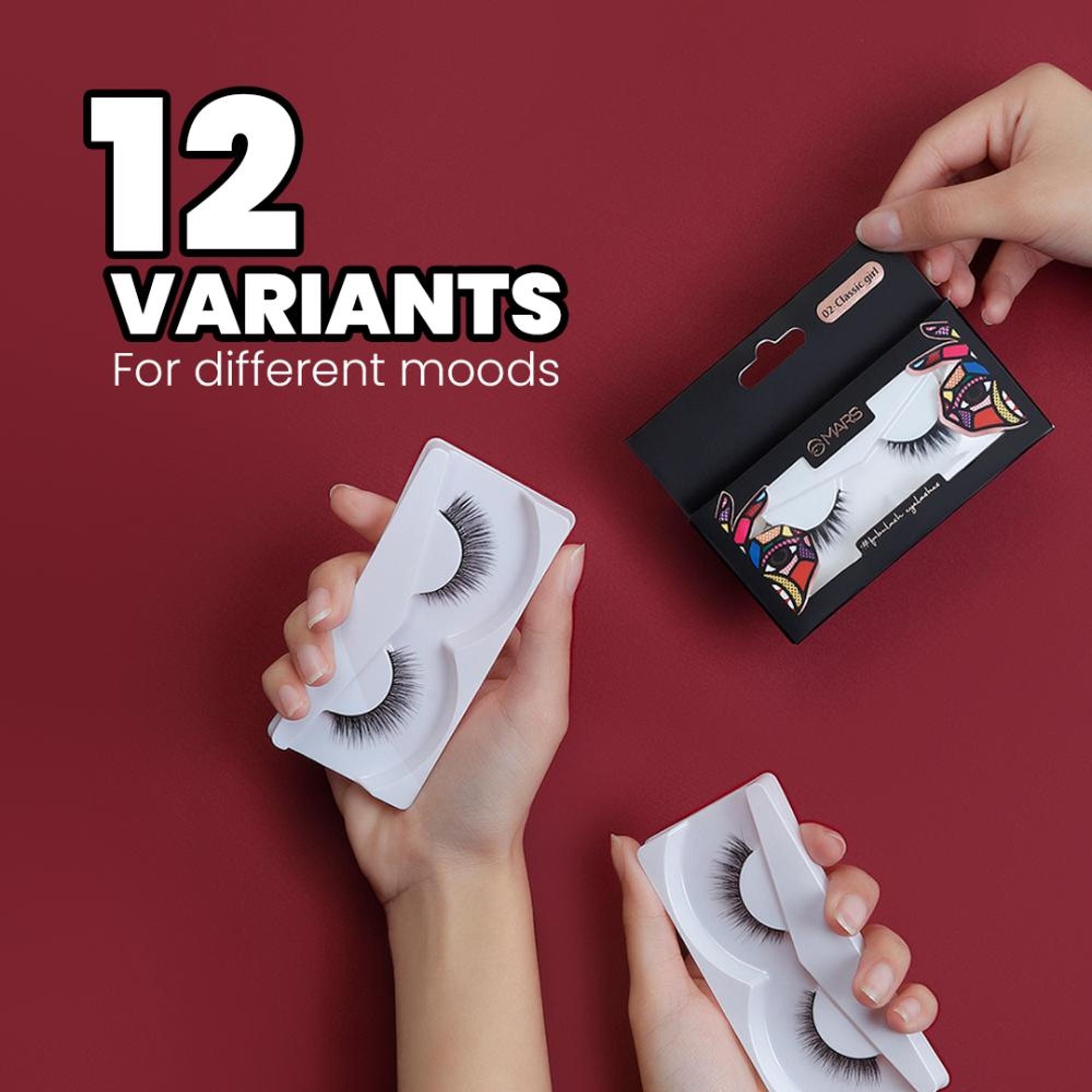 MARS Cosmetics Fabulash Eyelashes - 12 Party Ready - Distacart