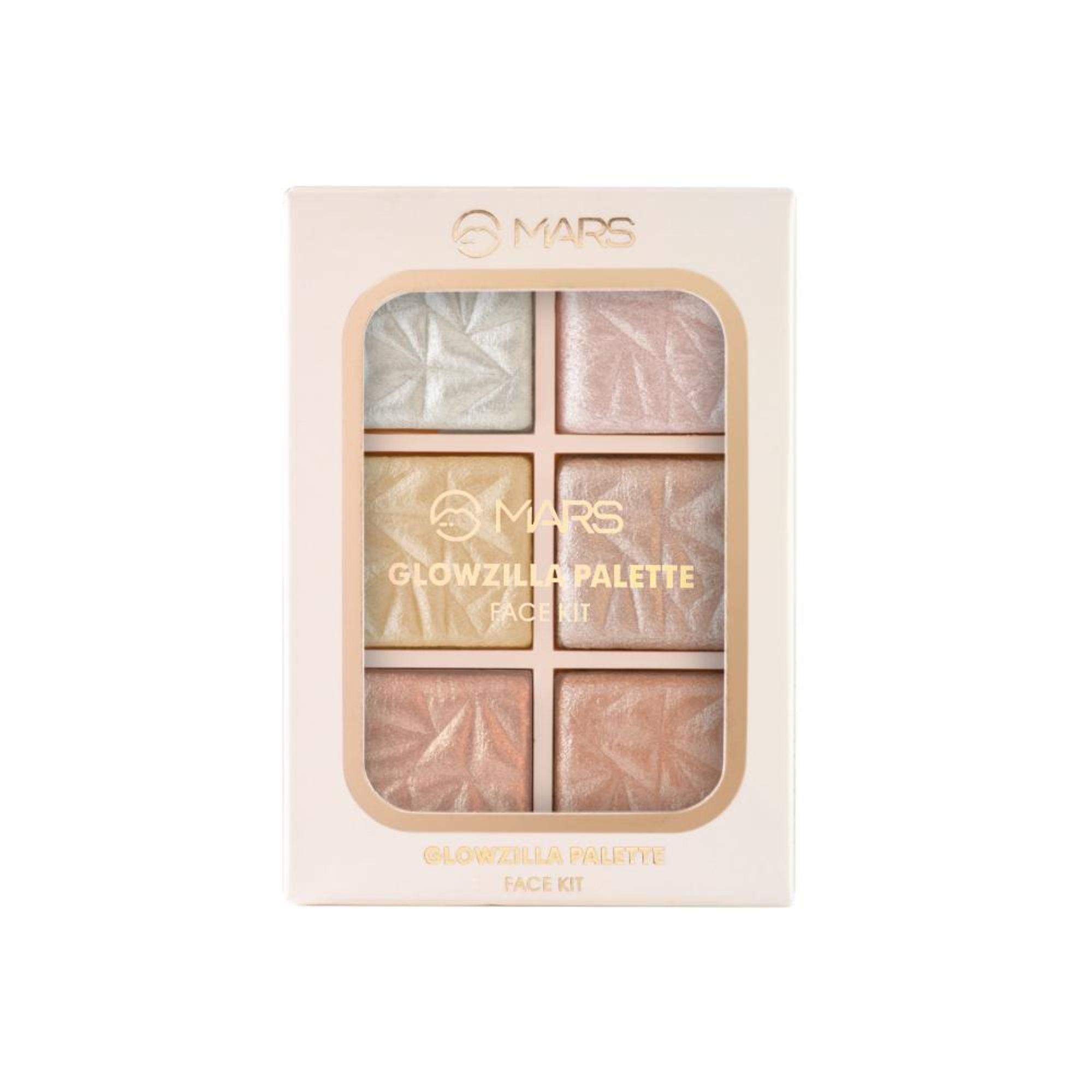 MARS Cosmetics Glowzilla 6 Shade Face Highlighter Palette - 01
