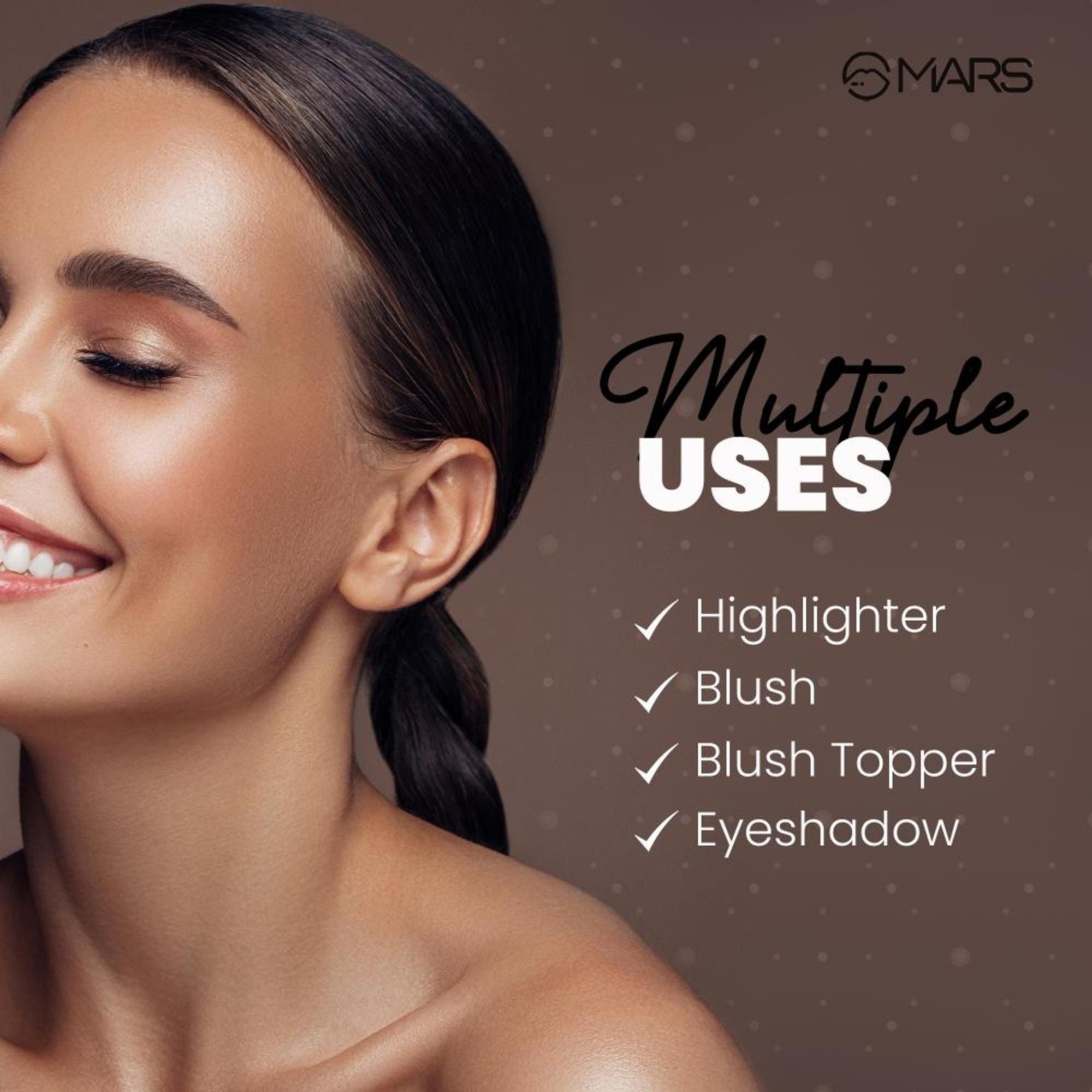 MARS Cosmetics Glowzilla 6 Shade Face Highlighter Palette - 03