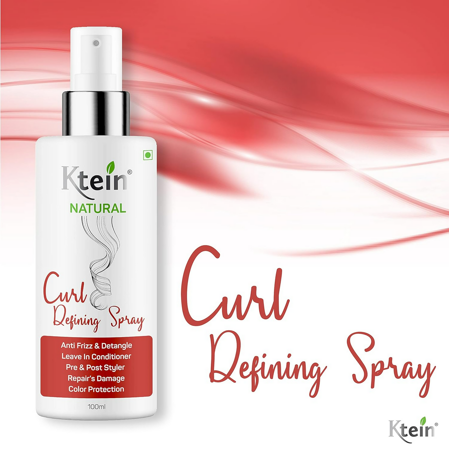 Ktein Natural Curl Defining Spray - Distacart
