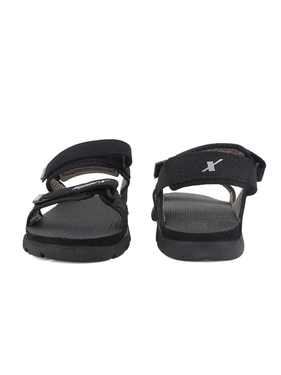 Sparx Men Black Solid Sports Sandals