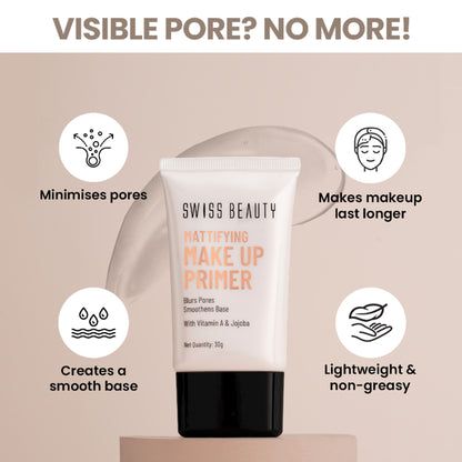 Swiss Beauty Mattifying Makeup Primer - Distacart