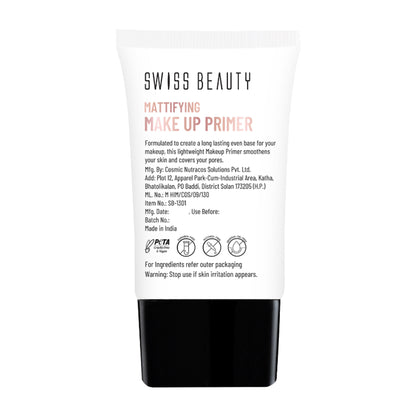 Swiss Beauty Mattifying Makeup Primer - Distacart