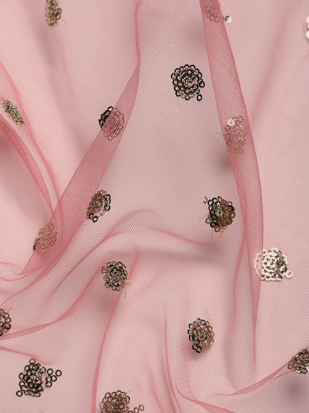 kasee Floral Embroidered Sequinned Net Saree - Distacart