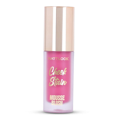 Matt Look Cheek Stain Mousse Blushs - 03 Roseate - Distacart