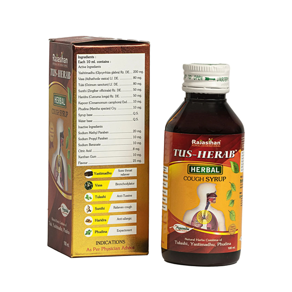 Rajasthan Herbals Tus Herab Cough Syrup