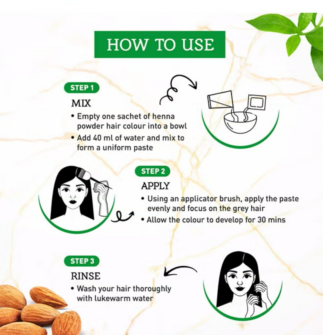 Vatika Dabur Vatika Henna Hair Colour -Jet Black - Distacart