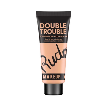 Rude Cosmetics Double Trouble Foundation + Concealer - Natural 06 - Distacart