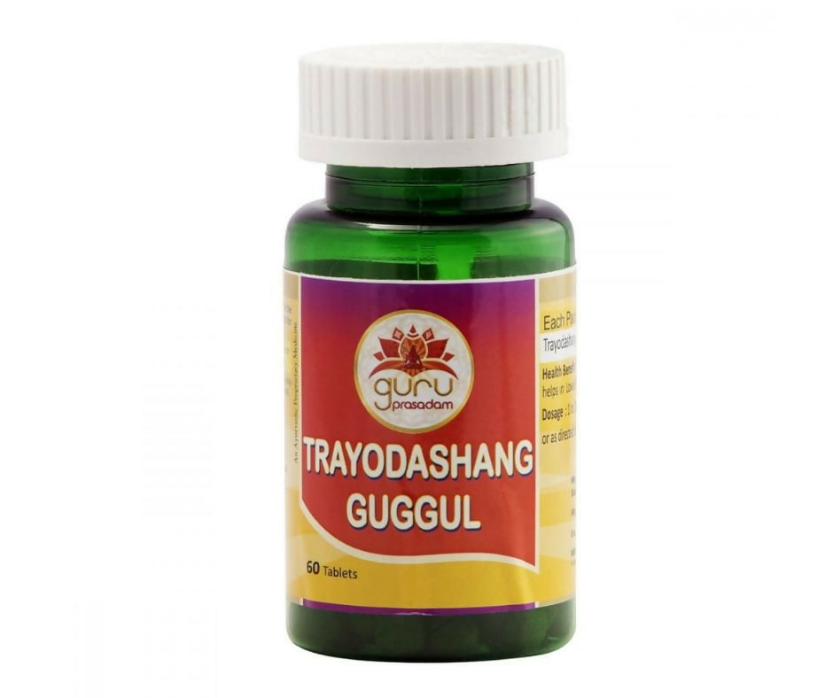Guru Prasadam Trayodashang Guggul Tablets - Distacart