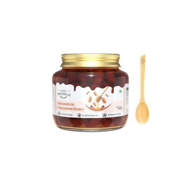 Farm Naturelle Almonds in Cinnamon Honey - Premium Sweet - Distacart